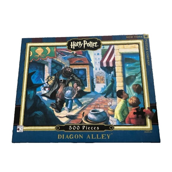 Harry Potter Diagon Alley 500 Piece Jigsaw Puzzle New York Puzzle Company - Picture 7 of 7